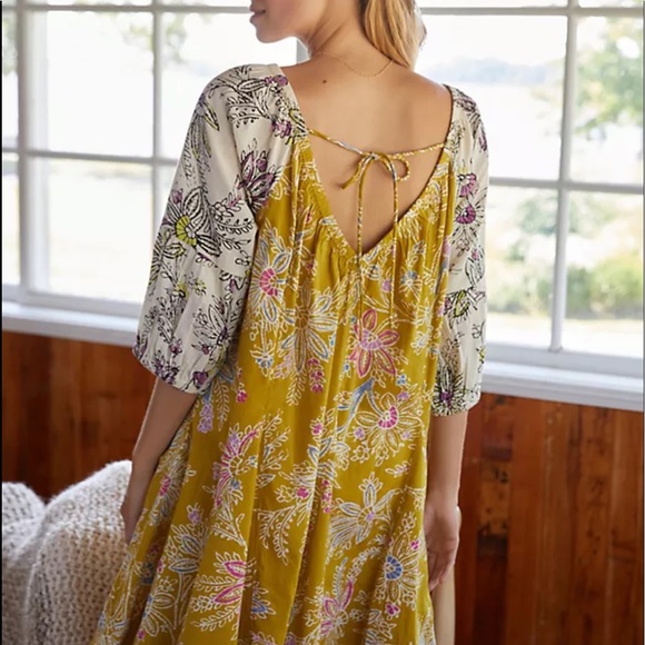 Anthropologie Dresses & Skirts - Anthropologie Daily Practice Mollie tunic swing dress tie back